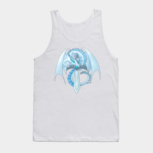 Sapphire Sword Dragon Tank Top